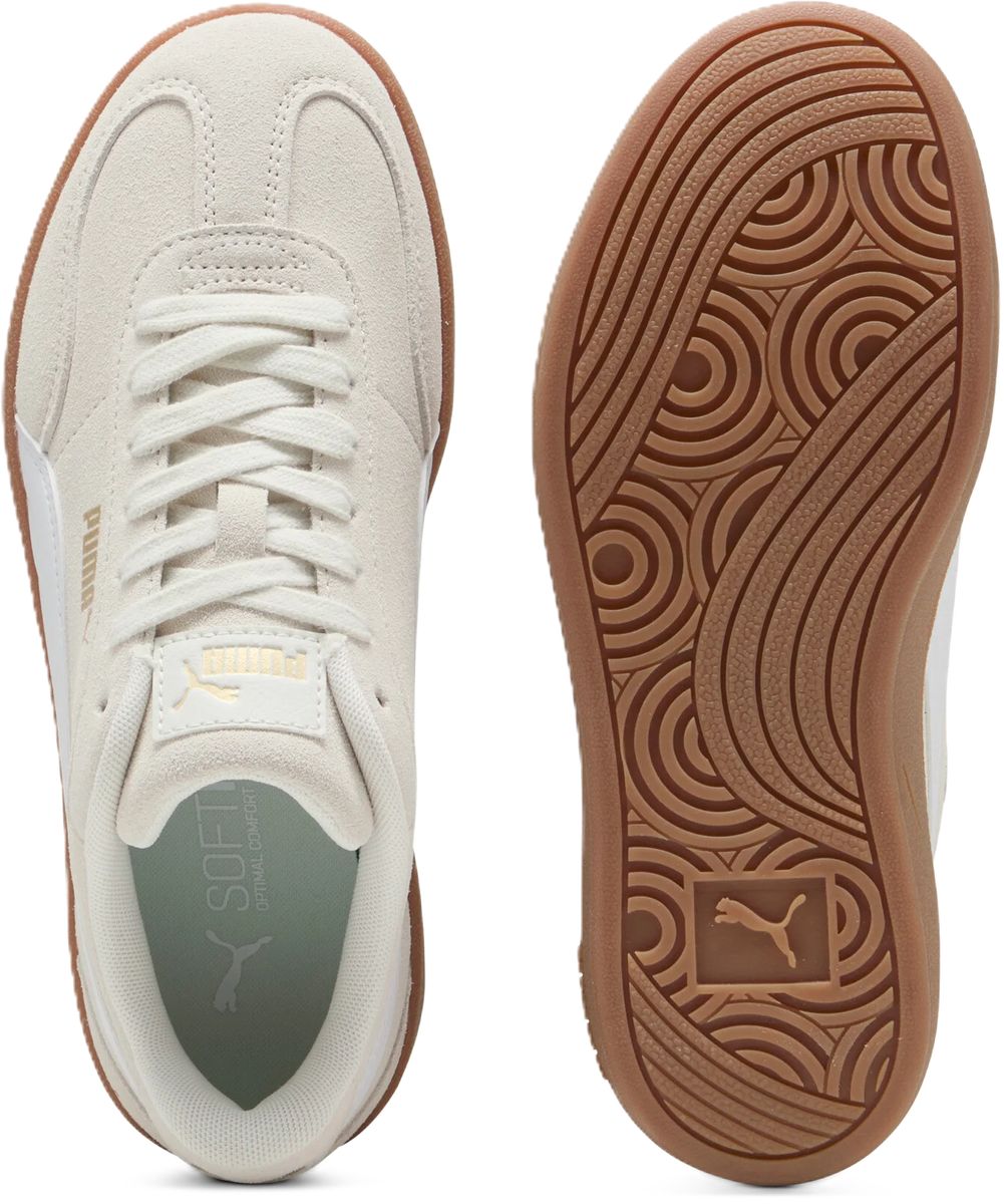 Plateau-Sneakers aus Leder