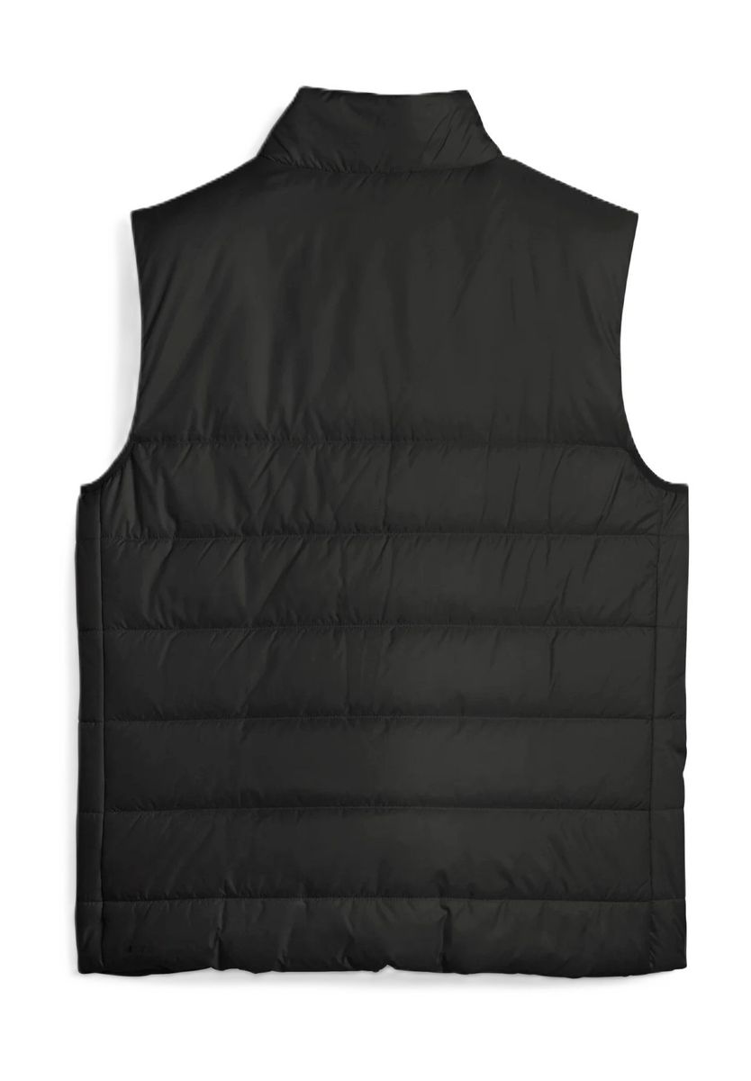 Elegante, gesteppte schwarze Outdoor-Weste