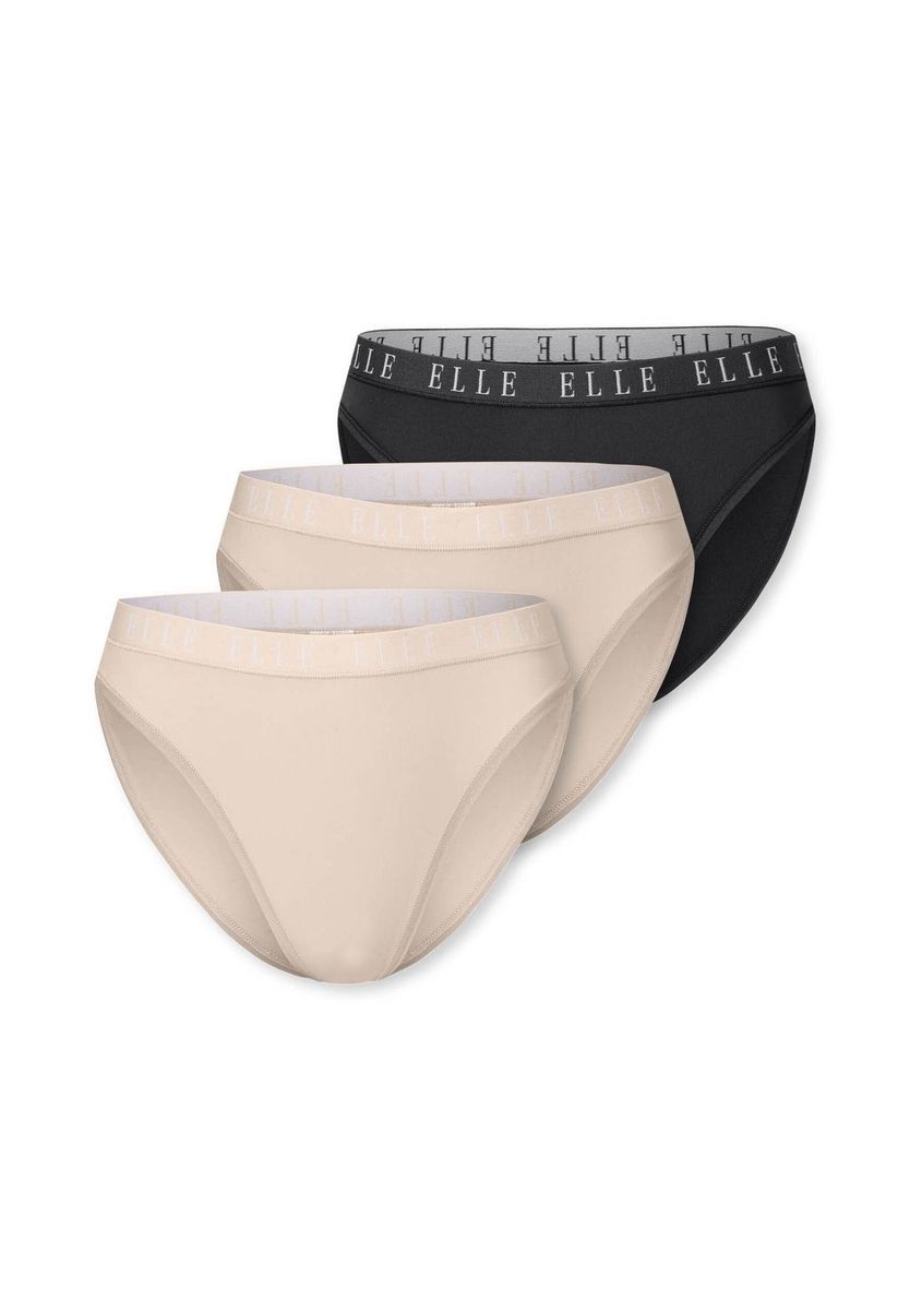 Klassische Hipster-Slips mit Logo-Bund, 3er-Pack