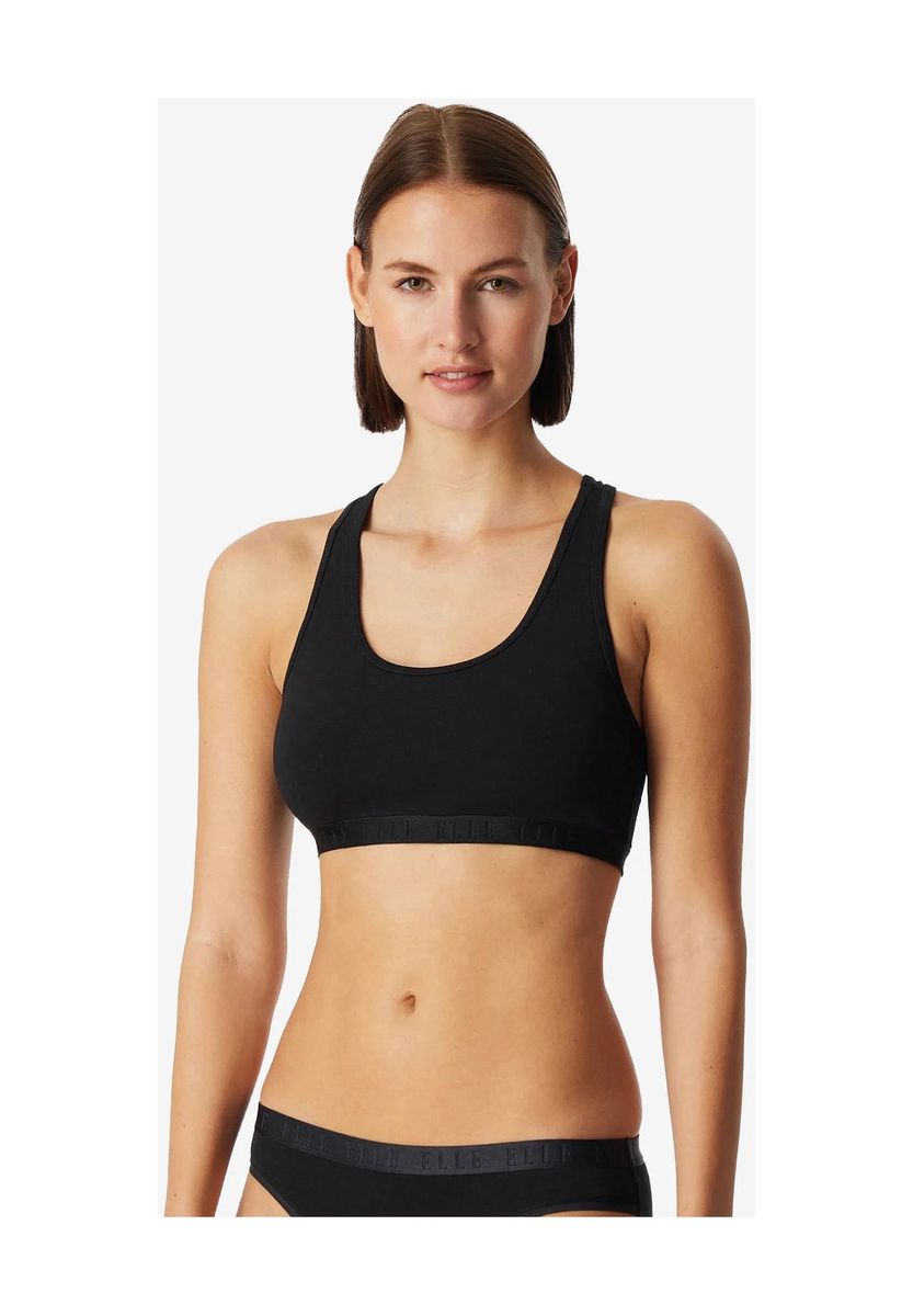 Bequemes Racerback-BH-Set aus Baumwollmischung