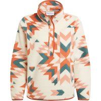 Teddy-Fleece-Pullover mit geometrischem Muster