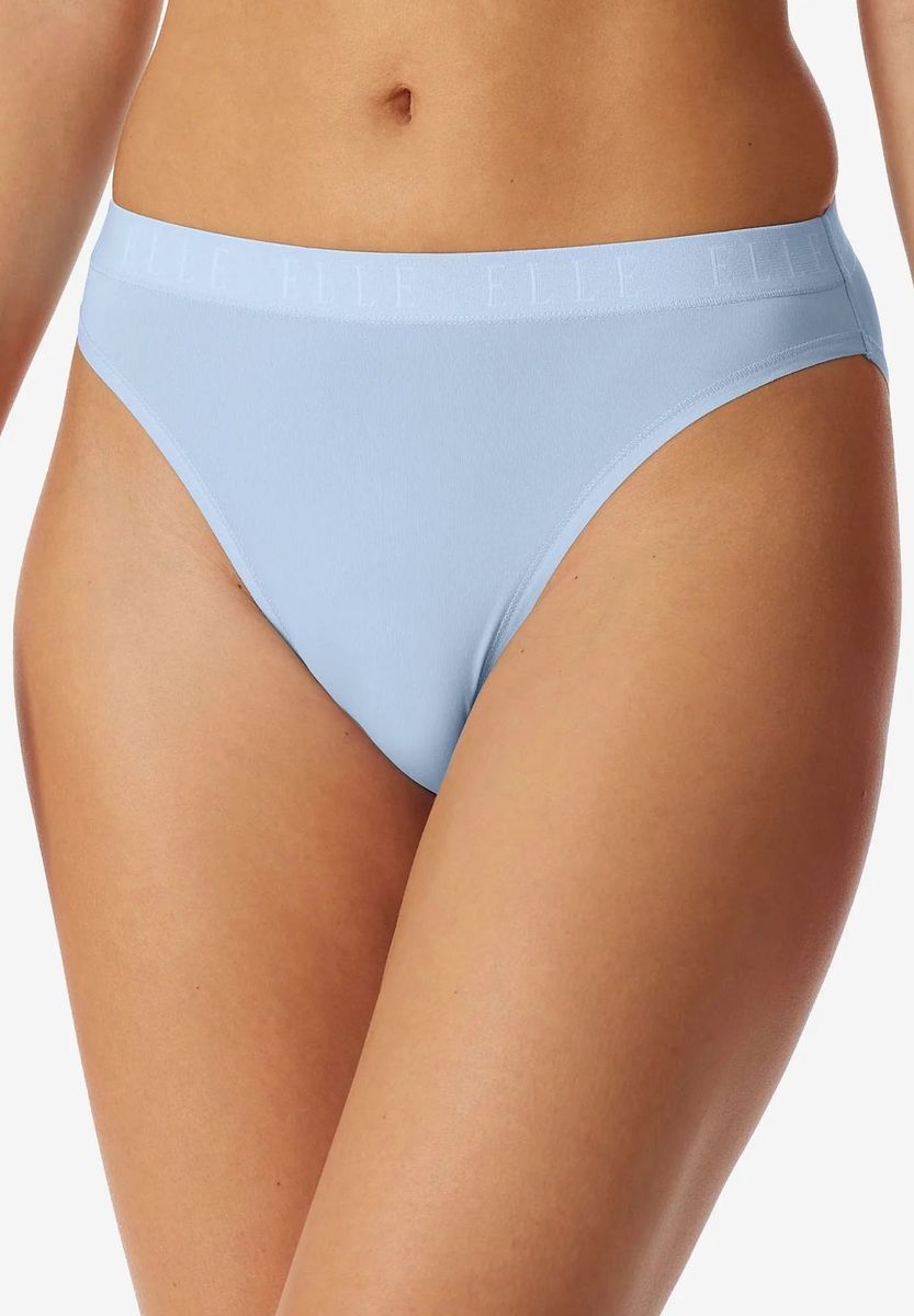 Damen High-Leg Logo Slips 3er-Pack