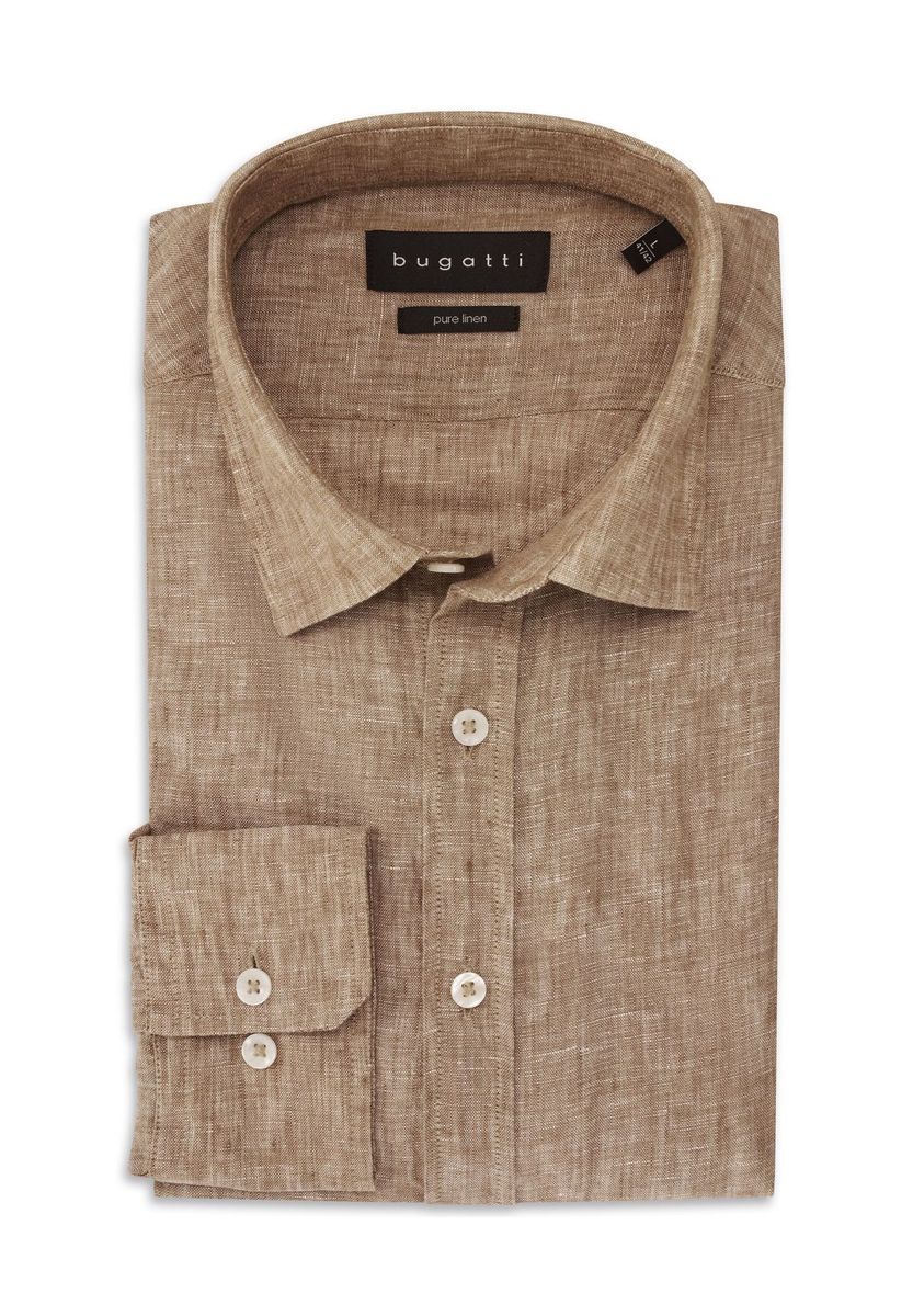 Klassisches Leinenhemd mit Knöpfen