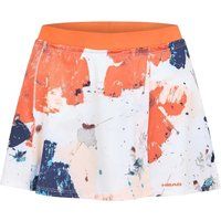Tennisrock in A-Linie mit Farbspritzer-Print