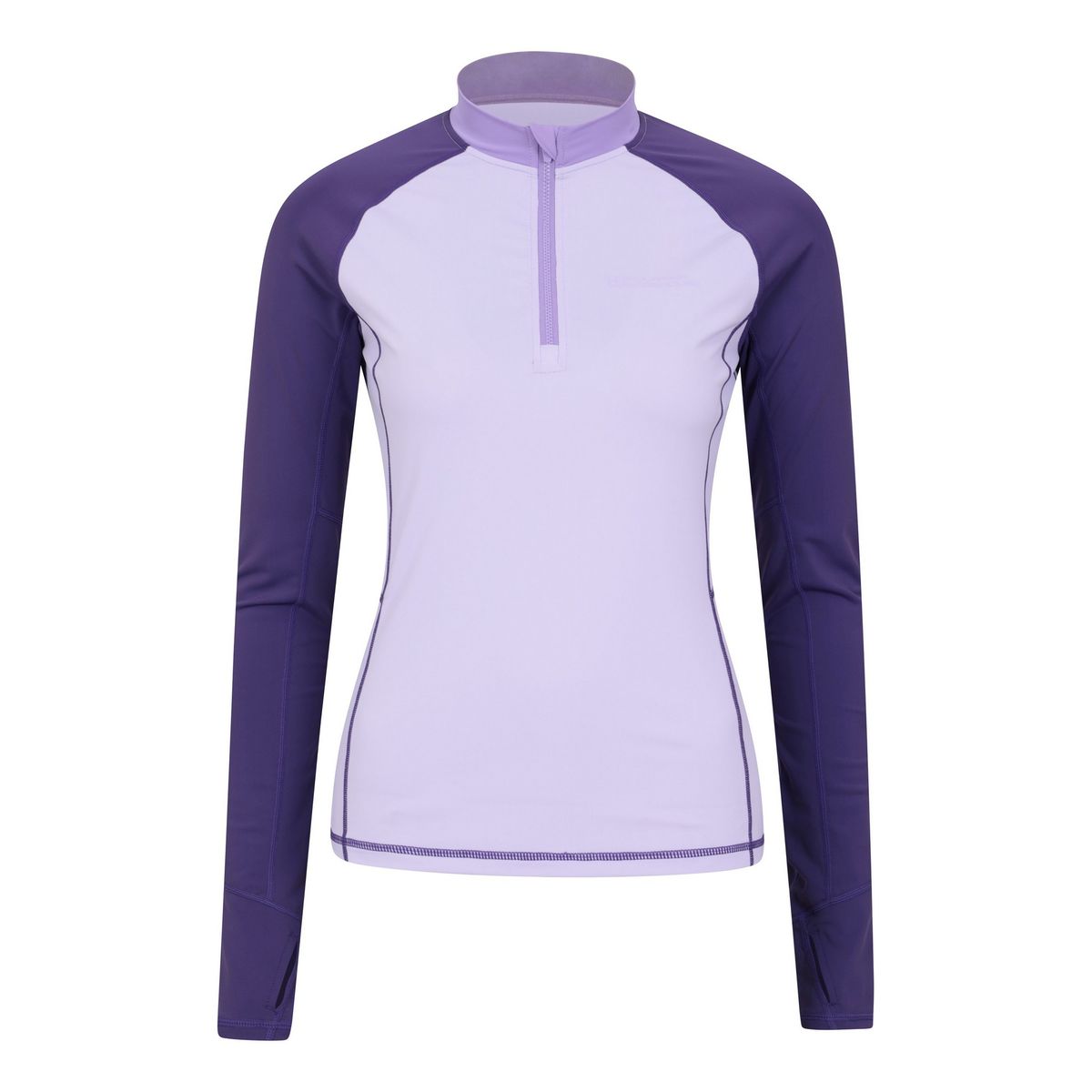 Langärmeliges Half-Zip Rash Guard