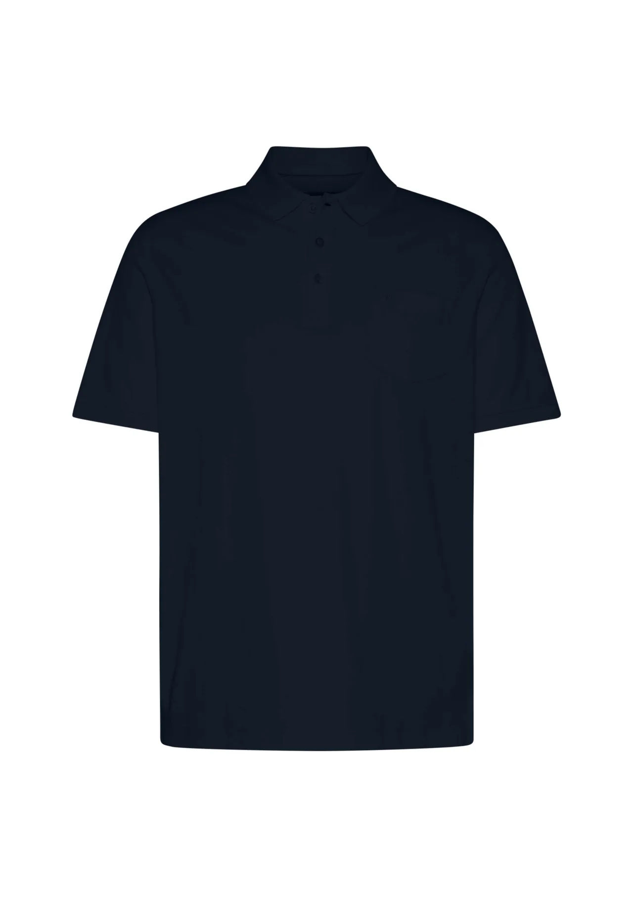 Klassisches Marineblaues Piqué-Polohemd