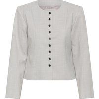 Moderner Blazer mit Rundhalsausschnitt