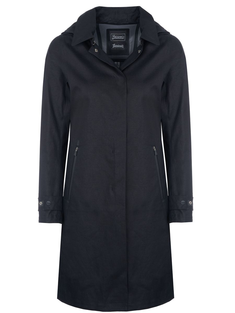 Wasserfester Trenchcoat aus Leinen