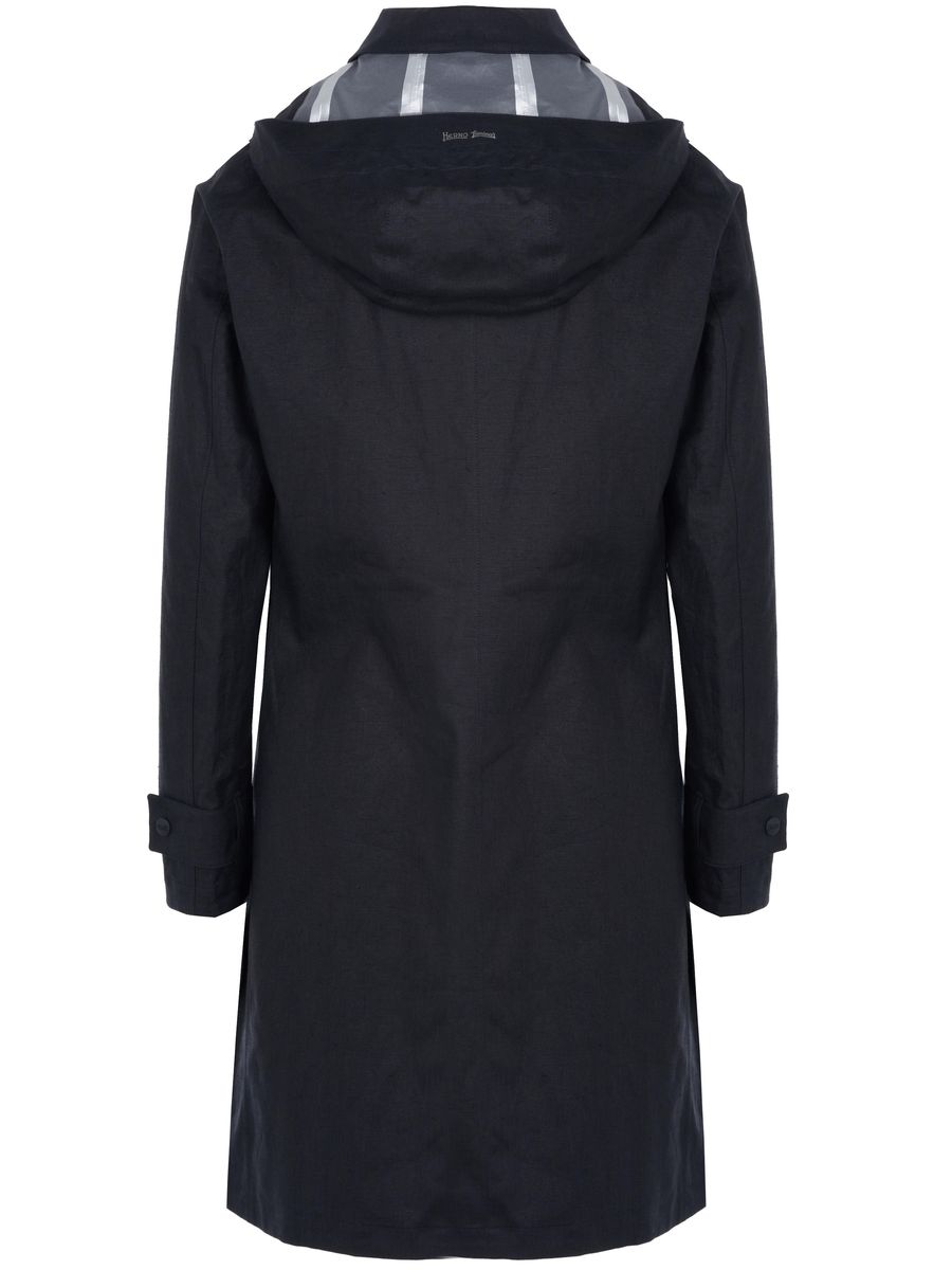 Wasserfester Trenchcoat aus Leinen