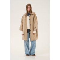 Oversized Car-Coat im Minimalismus-Stil