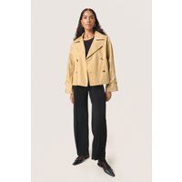 Oversize Kurz-Trenchcoat aus Baumwolle