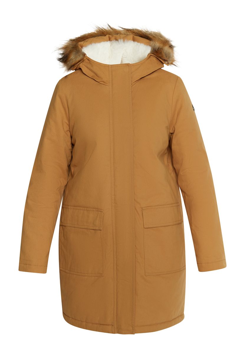 Lässiger Wattierter Winterparka