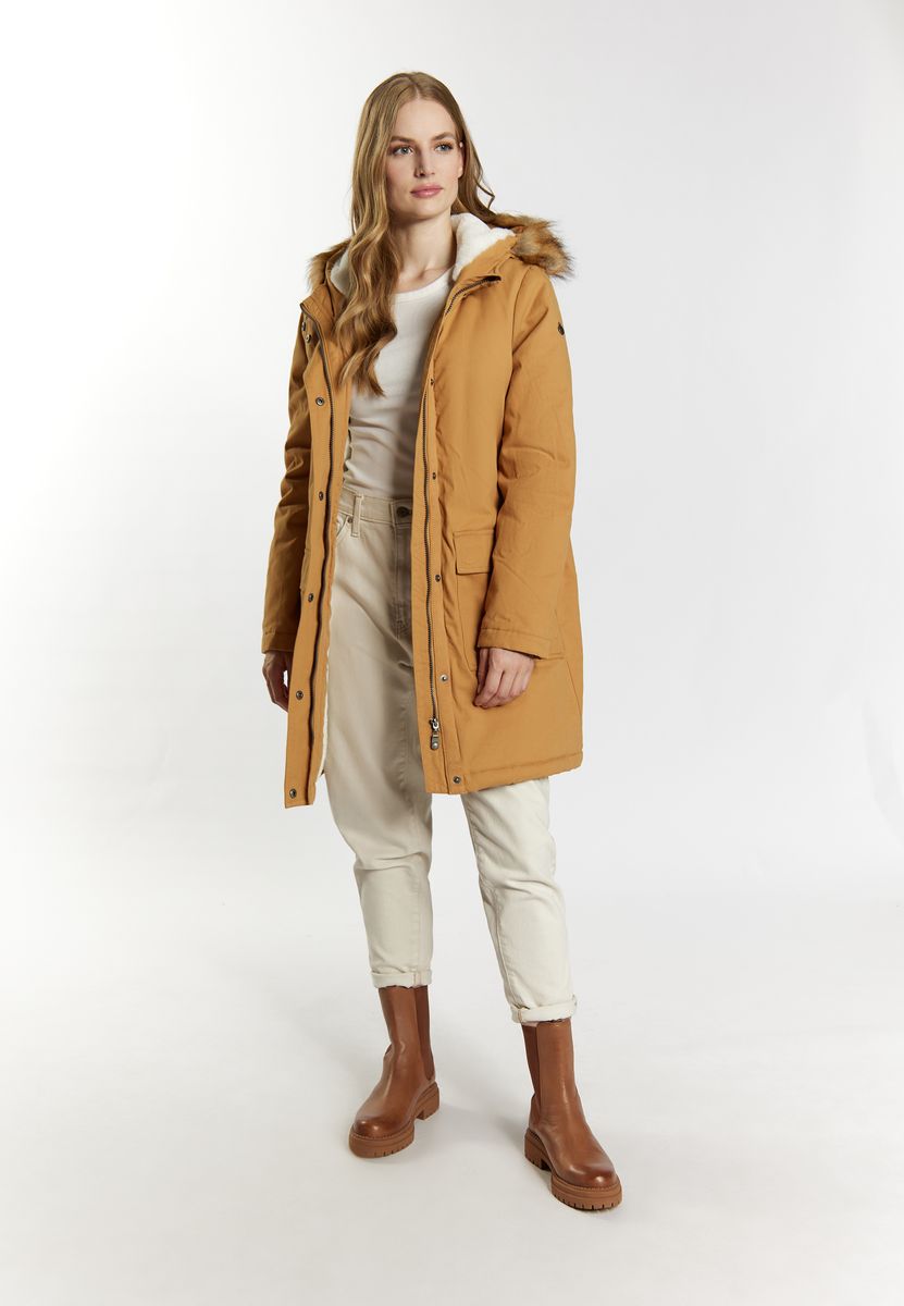 Lässiger Wattierter Winterparka