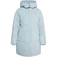 Oversize-Steppmantel mit geometrischem Muster