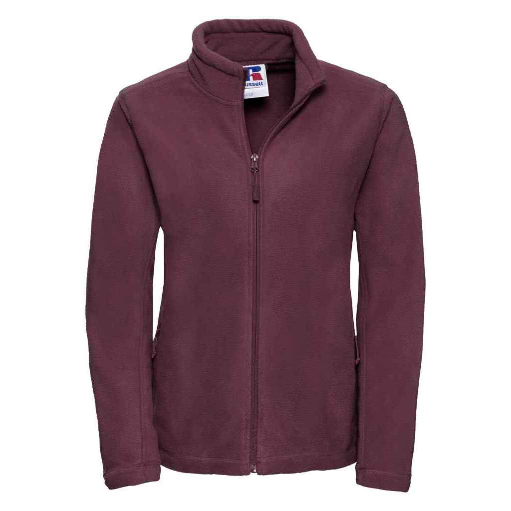 Fleecejacke mit durchgehendem Reißverschluss