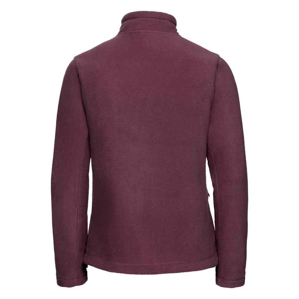 Fleecejacke mit durchgehendem Reißverschluss
