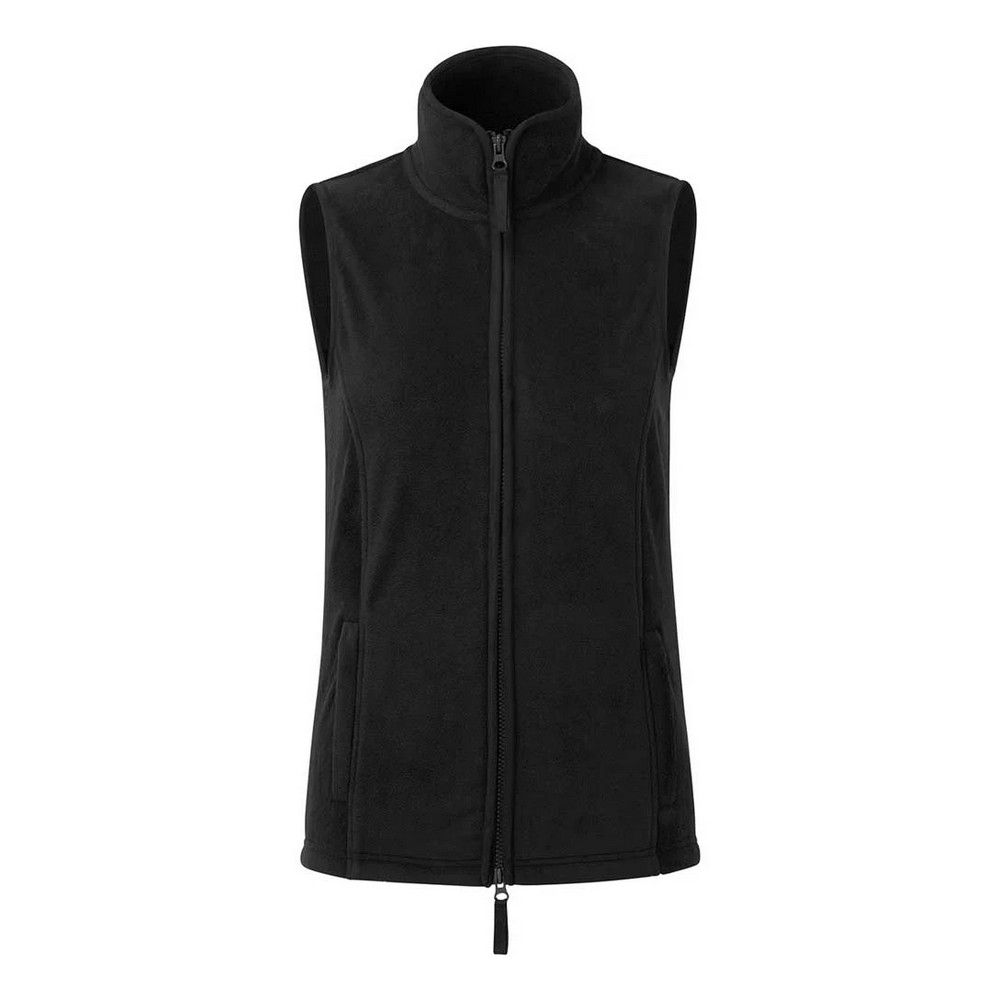 Fleece-Weste mit Stehkragen