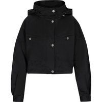 Kurze Vintage-Kapuzenjacke