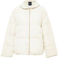 Gesteppte Pufferjacke mit Wellenbordüre
