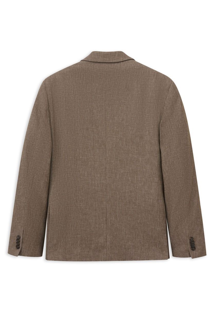 Klassischer Blazer mit Reverskragen, braun