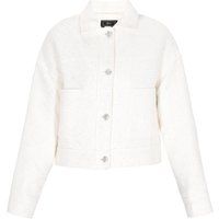 Tweedjacke mit Pailletten und Zierknöpfen