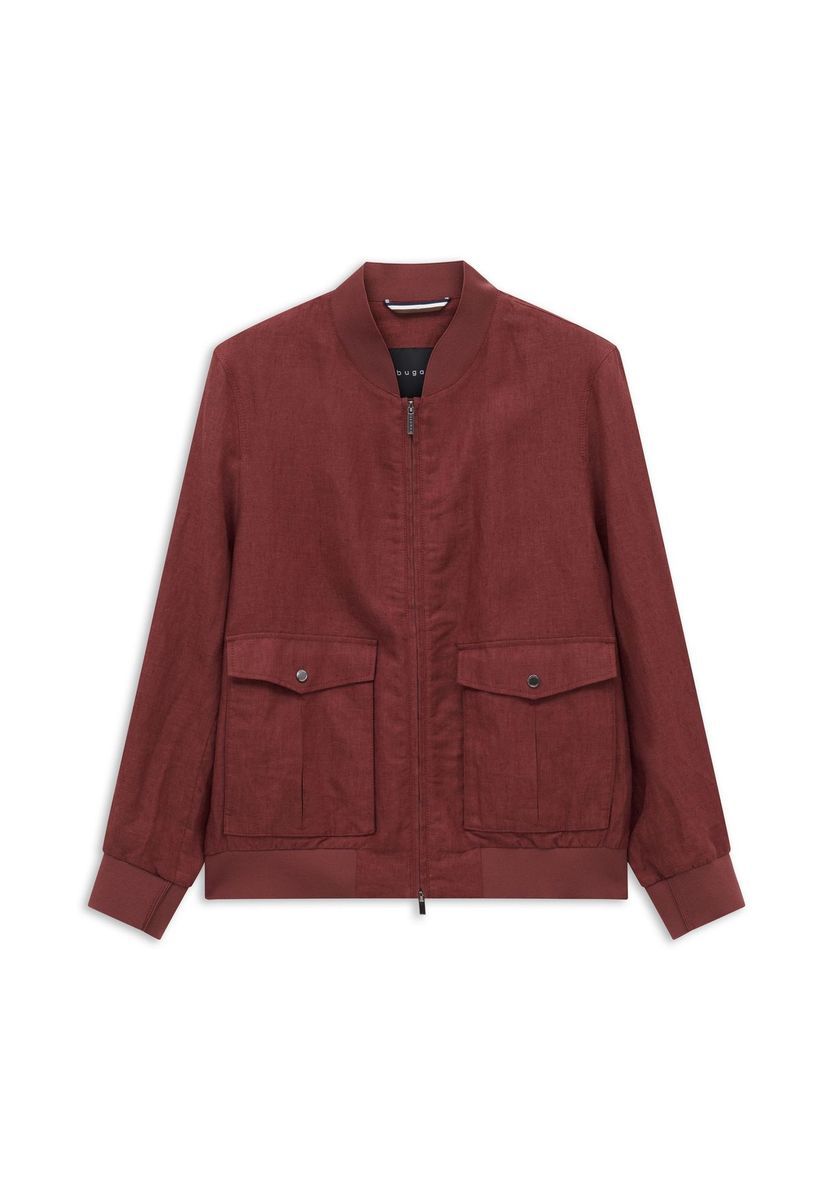 Moderne Blousonjacke aus Leinenmischung