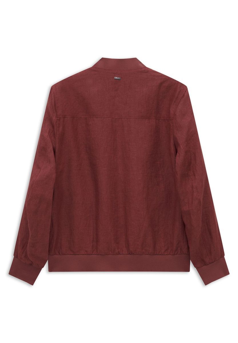 Moderne Blousonjacke aus Leinenmischung