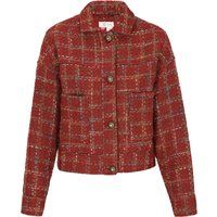 Tweed-Jacke im Relaxed-Fit