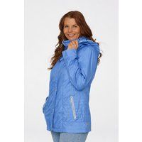 Feminine leichte Sommerjacke mit Kapuze