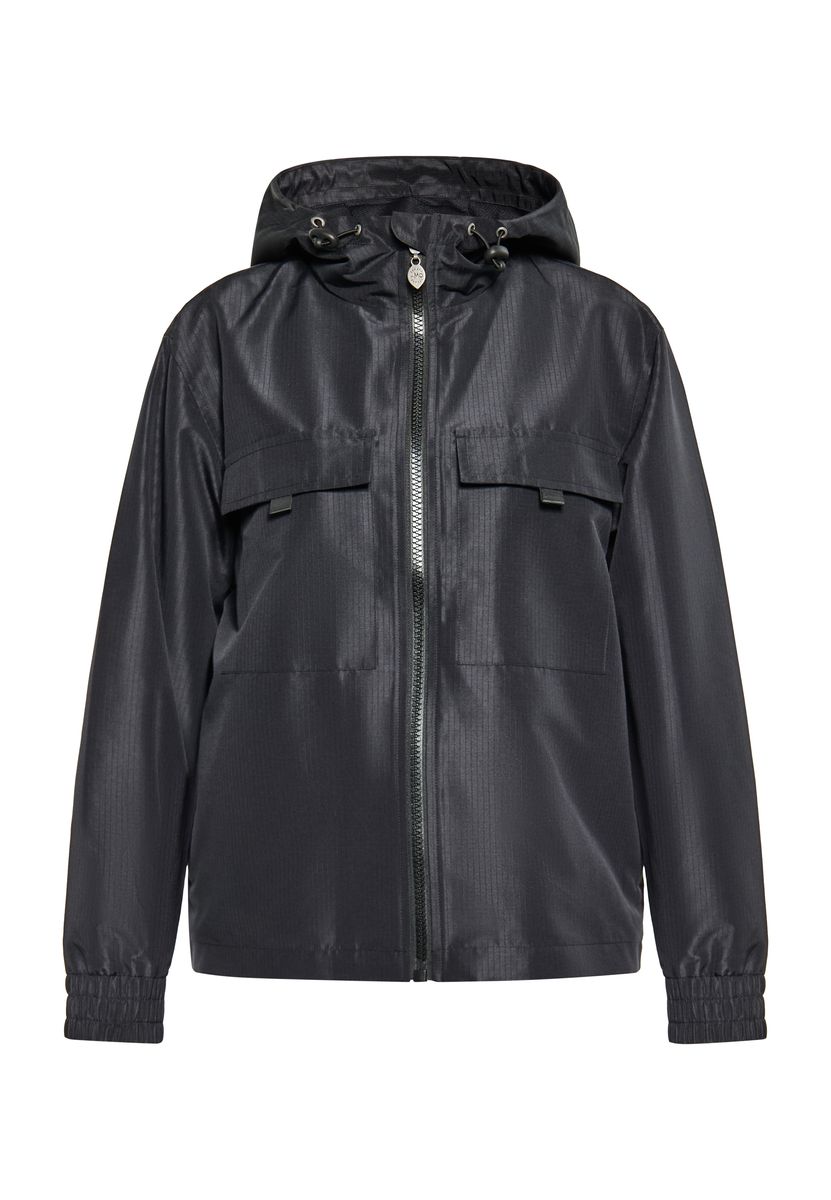 Kapuzen-Windjacke aus Ripstop-Gewebe