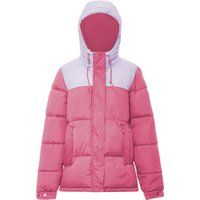 Zweifarbige Pufferjacke mit Kapuze