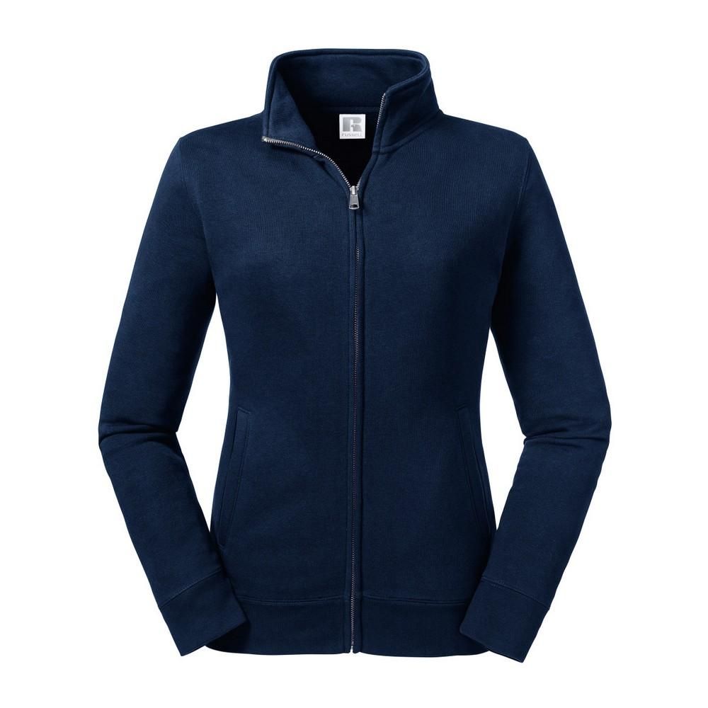 Taillierte Sweatjacke mit Reißverschluss