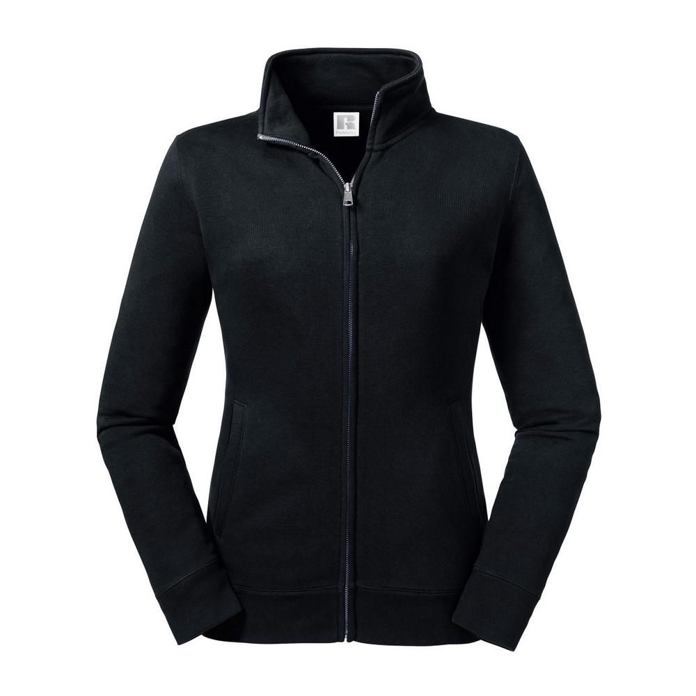 Taillierte Sweatjacke mit Reißverschluss