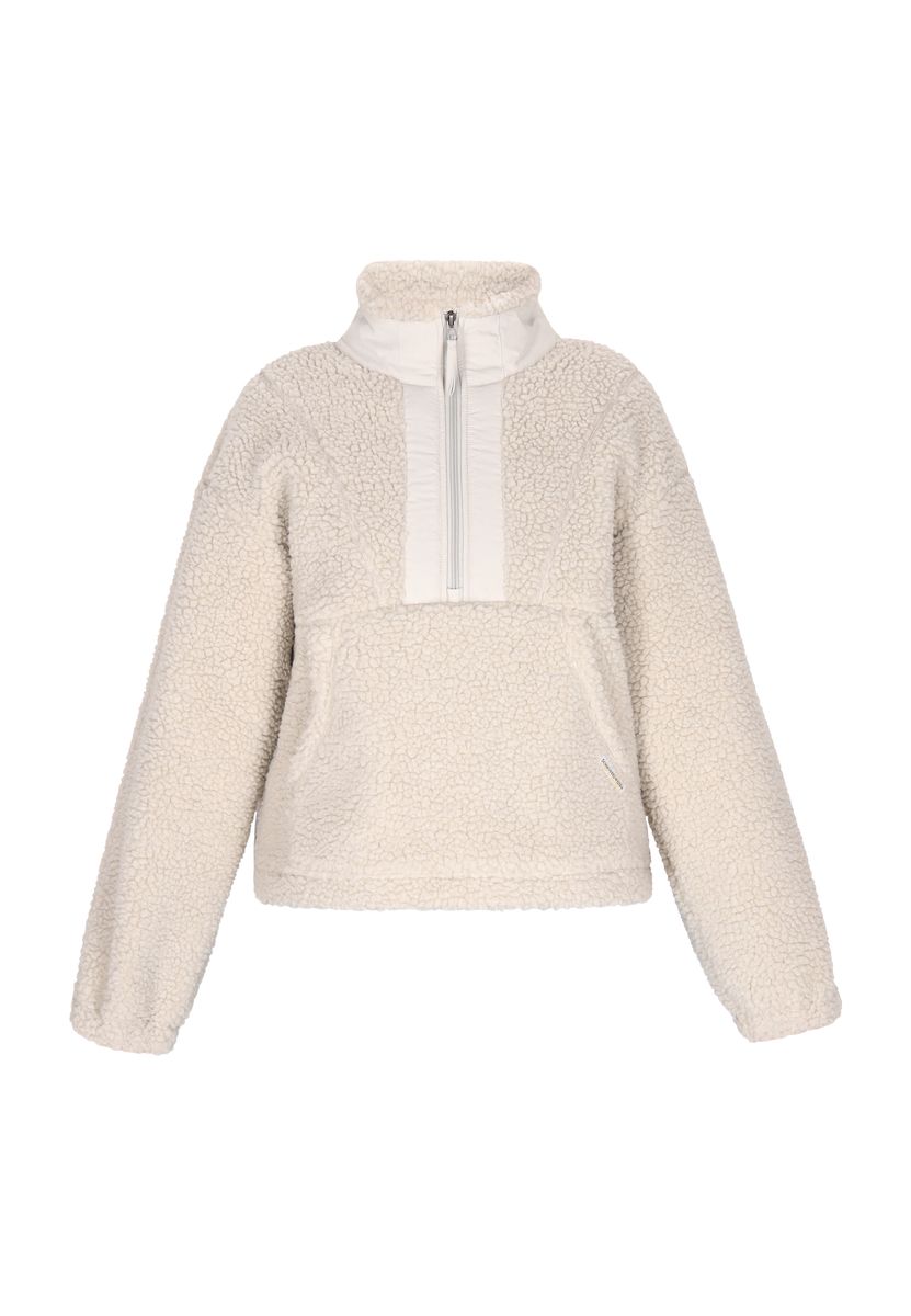 Gemütlicher Teddyfleece-Pullover mit Reißverschluss