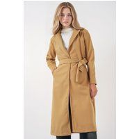 Eleganter Wickel-Midi mit Gürtel