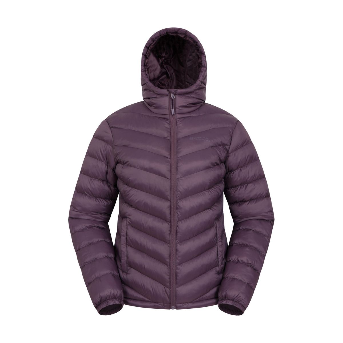 Leichte Wattierte Jacke mit Kapuze
