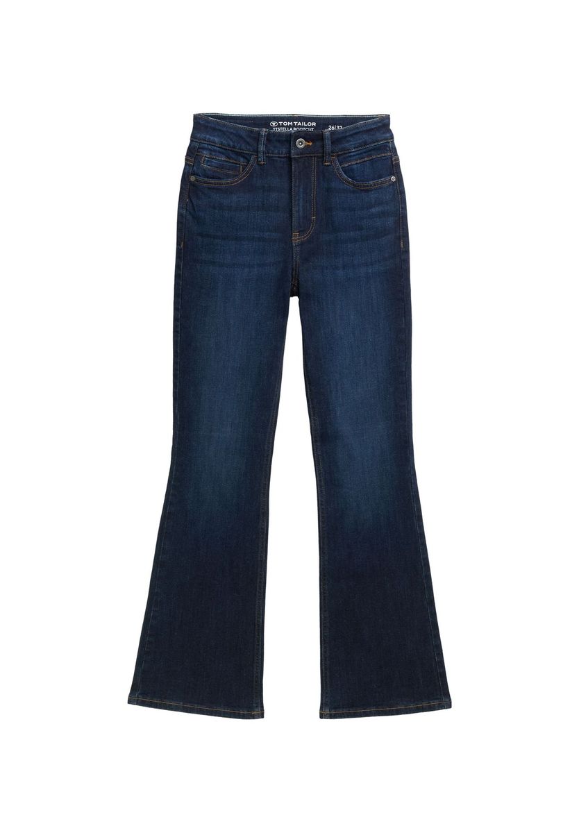 Bootcut Jeans mit hohem Bund