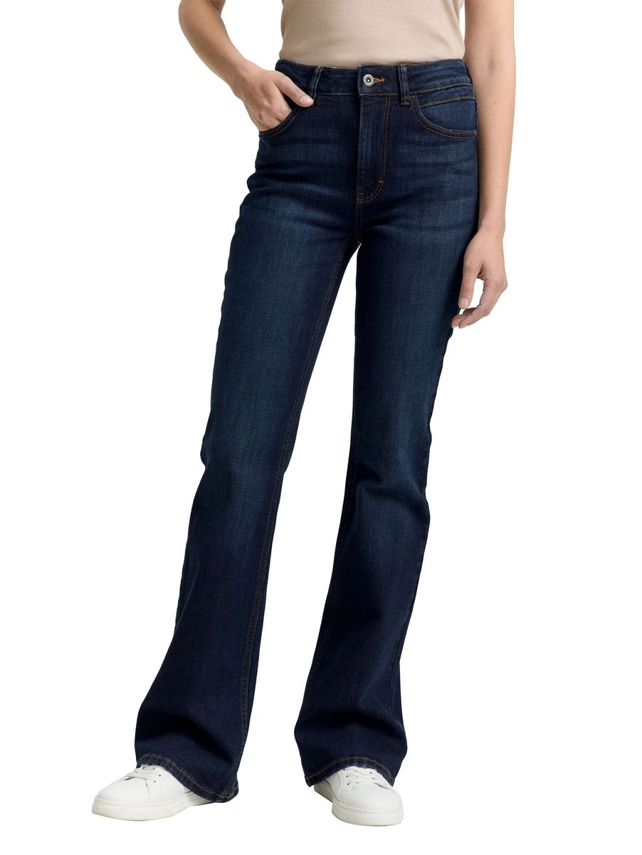 Bootcut Jeans mit hohem Bund