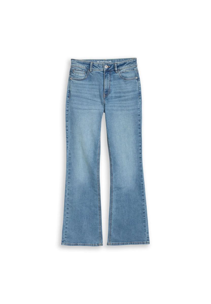 Bootcut Jeans mit hohem Bund