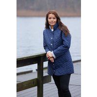 Wendbare Steppjacke mit Rautenmuster