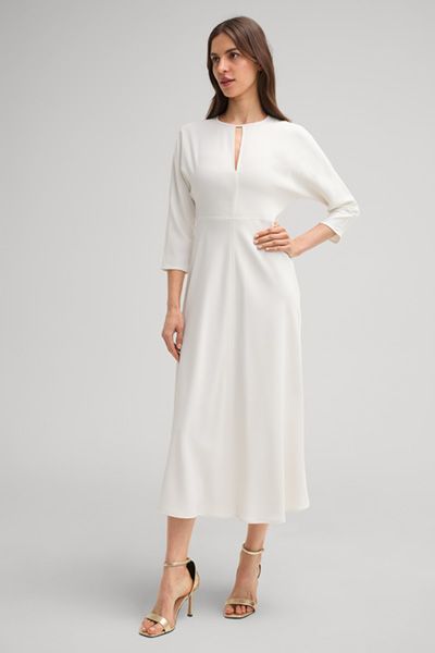 Elegantes Midikleid mit Schlüssellochausschnitt