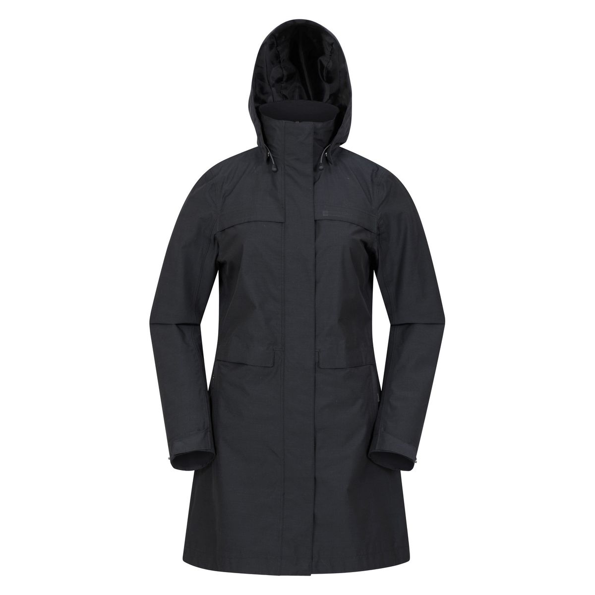 Wasserfester langer Regenparka