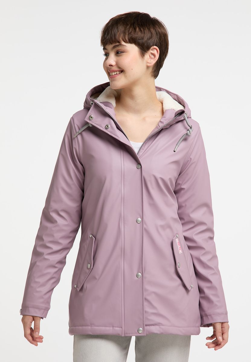 Fleece-gefütterter wasserdichter Regenparka