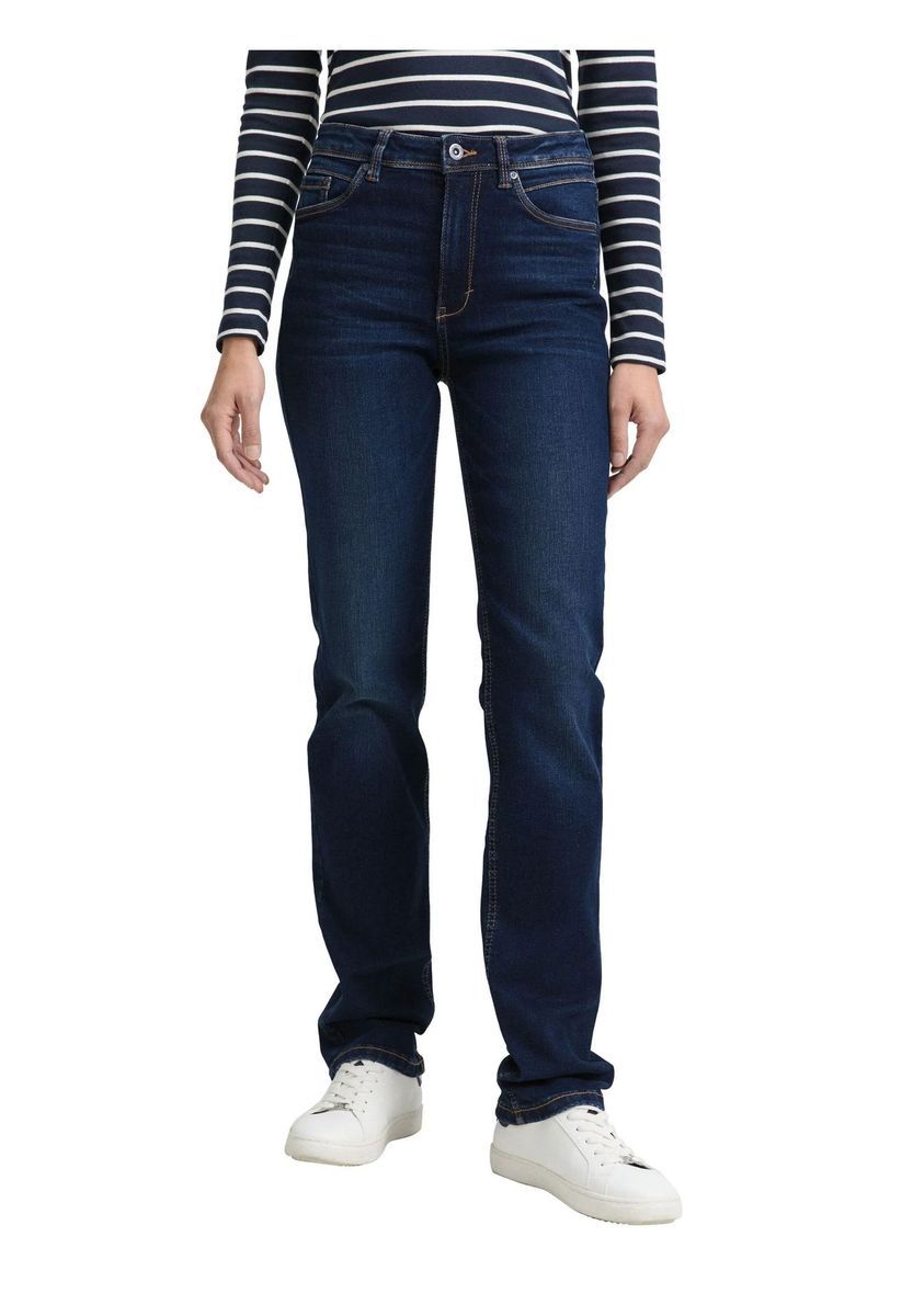 Gerade geschnittene Jeans mit hohem Bund