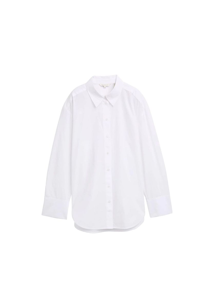 Klassisches, locker geschnittenes Popeline-Hemd
