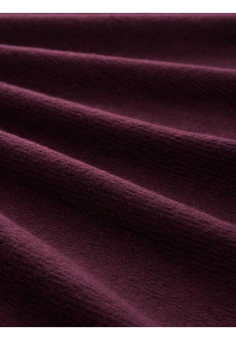 Langärmeliges Rippstrick-Sweatshirt