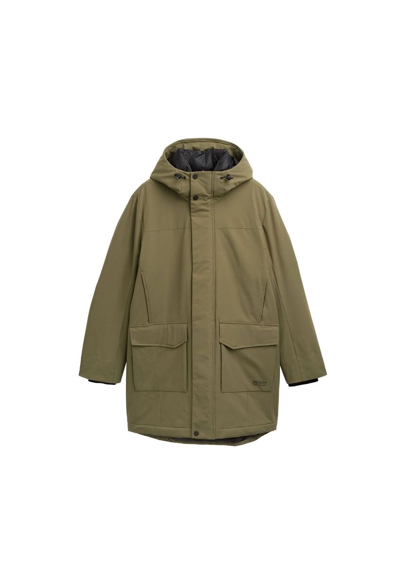 Herren Longline Winterparka mit Kapuze