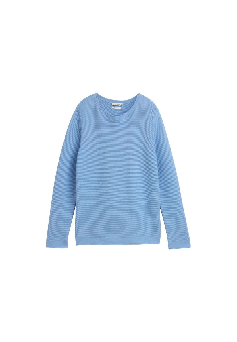 Baumwoll-Strickpullover mit lässiger Passform