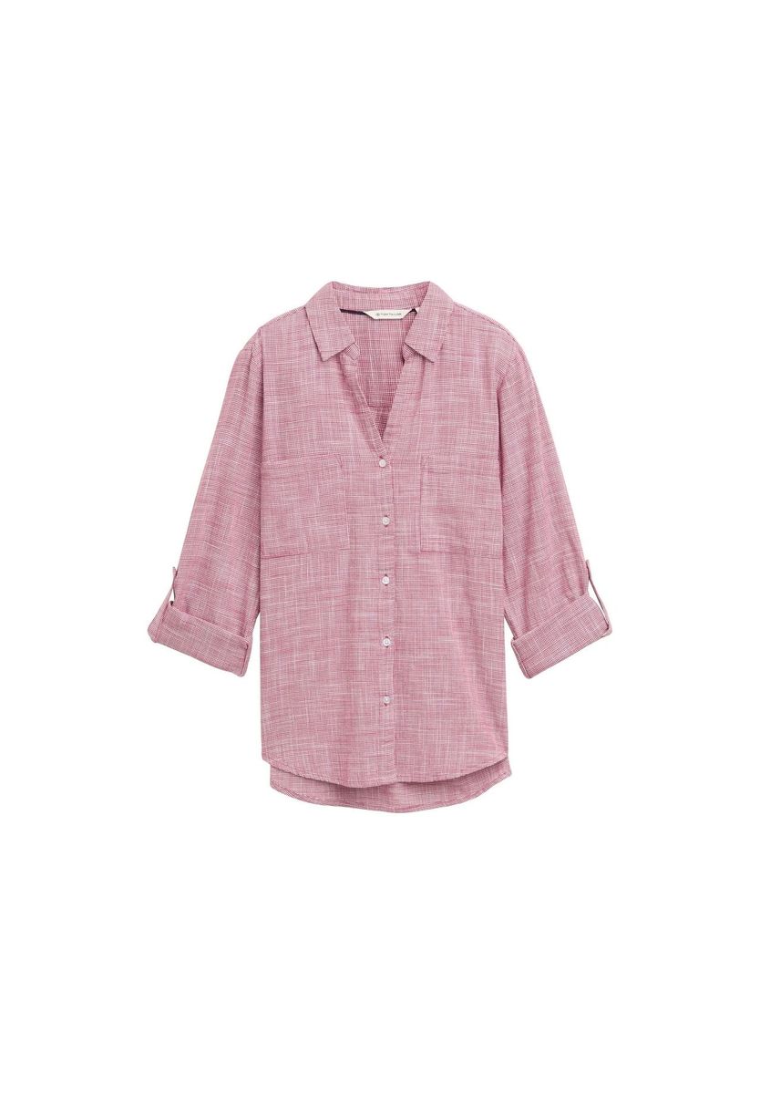 Locker geschnittenes Hemd mit Knopfleiste