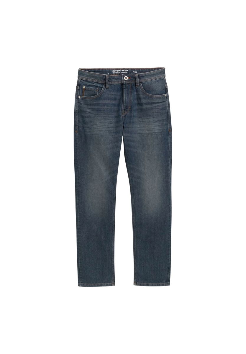 Herren Stretch Denim Jeans mit geradem Bein